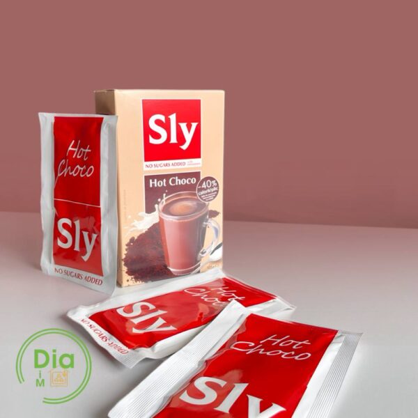 Упаковка горячего шоколада Sly без сахара, 250 г - диабетический шоколадный напиток без сахара.