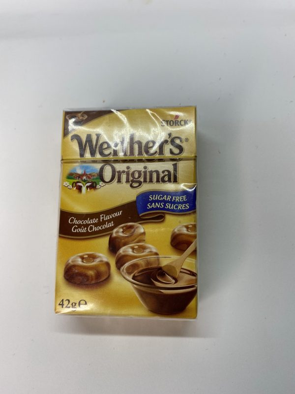 Карамельные леденцы без сахара с шоколадным вкусом  “Werther’S Original”, 42 г