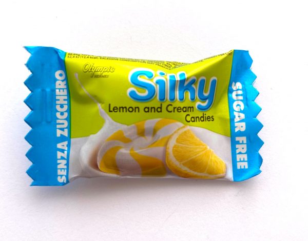 Цукерки без цукру Silky зі смаком лимона та вершків