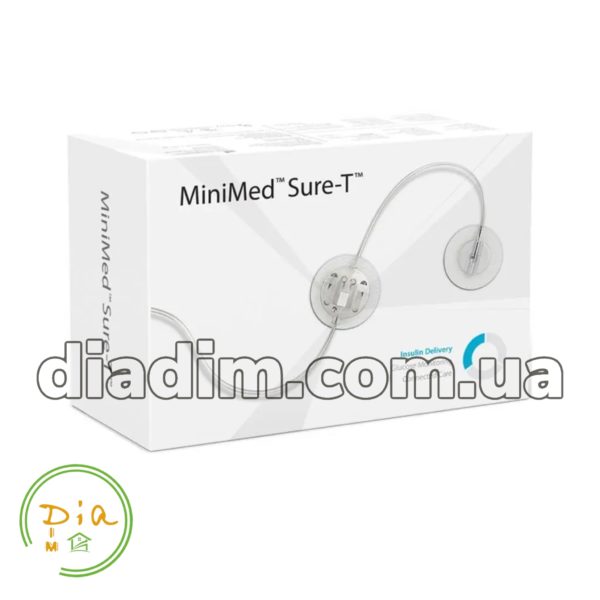 Инфузионный набор MiniMed Sure-T (МиниМед Шуа-Ти), Medtronic, ММТ-864, 6мм*60см
