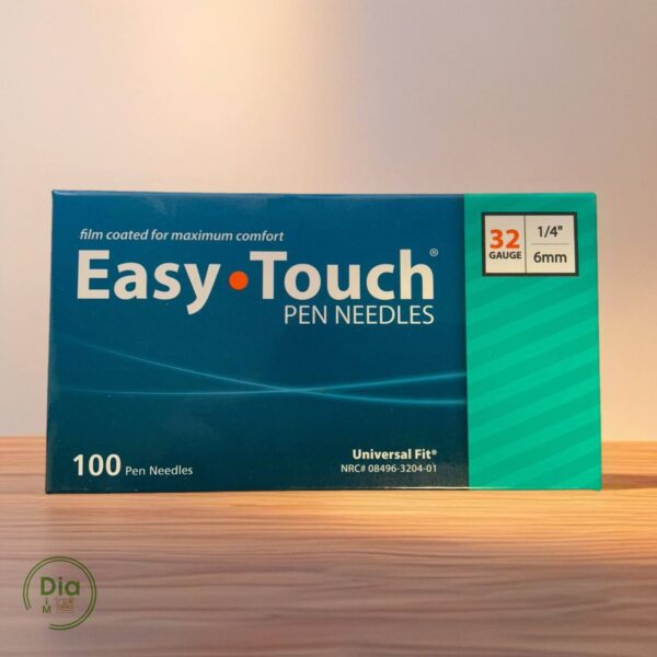 Голки інсулінові EasyTouch 6mm 32G для шприц-ручок, упаковка 100 шт