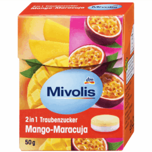 Traubenzucker Mango-Maracuja 50 г — декстроза без глютену
