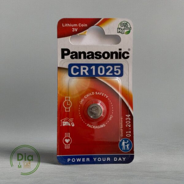 Літієва батарейка Panasonic CR1025 3V для трансміттера Sibionics 2 (split)