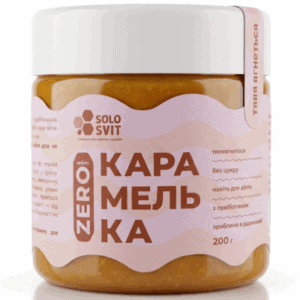 Кремова карамель без цукру SOLOSVIT, 200 г