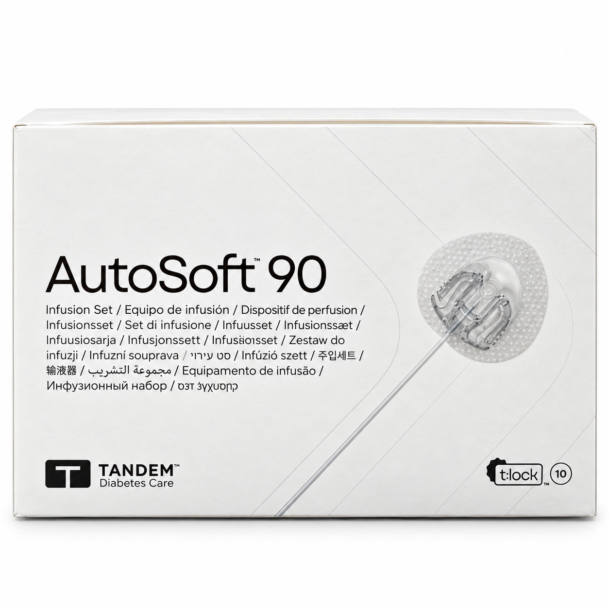 Упаковка інфузійного набору Tandem AutoSoft 90